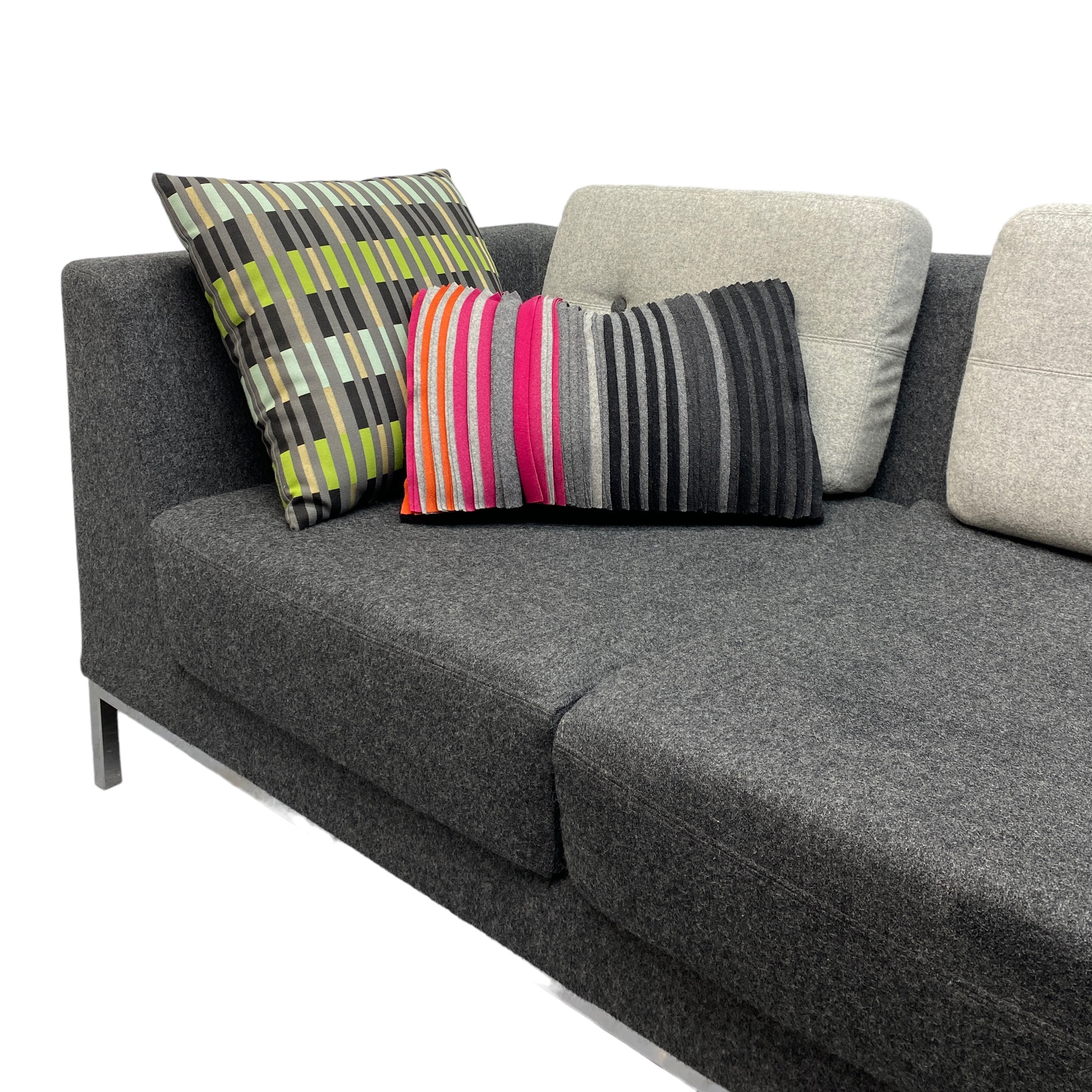 Cushions Midcentury Modern Three Seater Sofa Allermuir