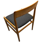 Load image into Gallery viewer, Grey Wool Yorkshire Danish Dining Chairs Henning Kjaernulf
