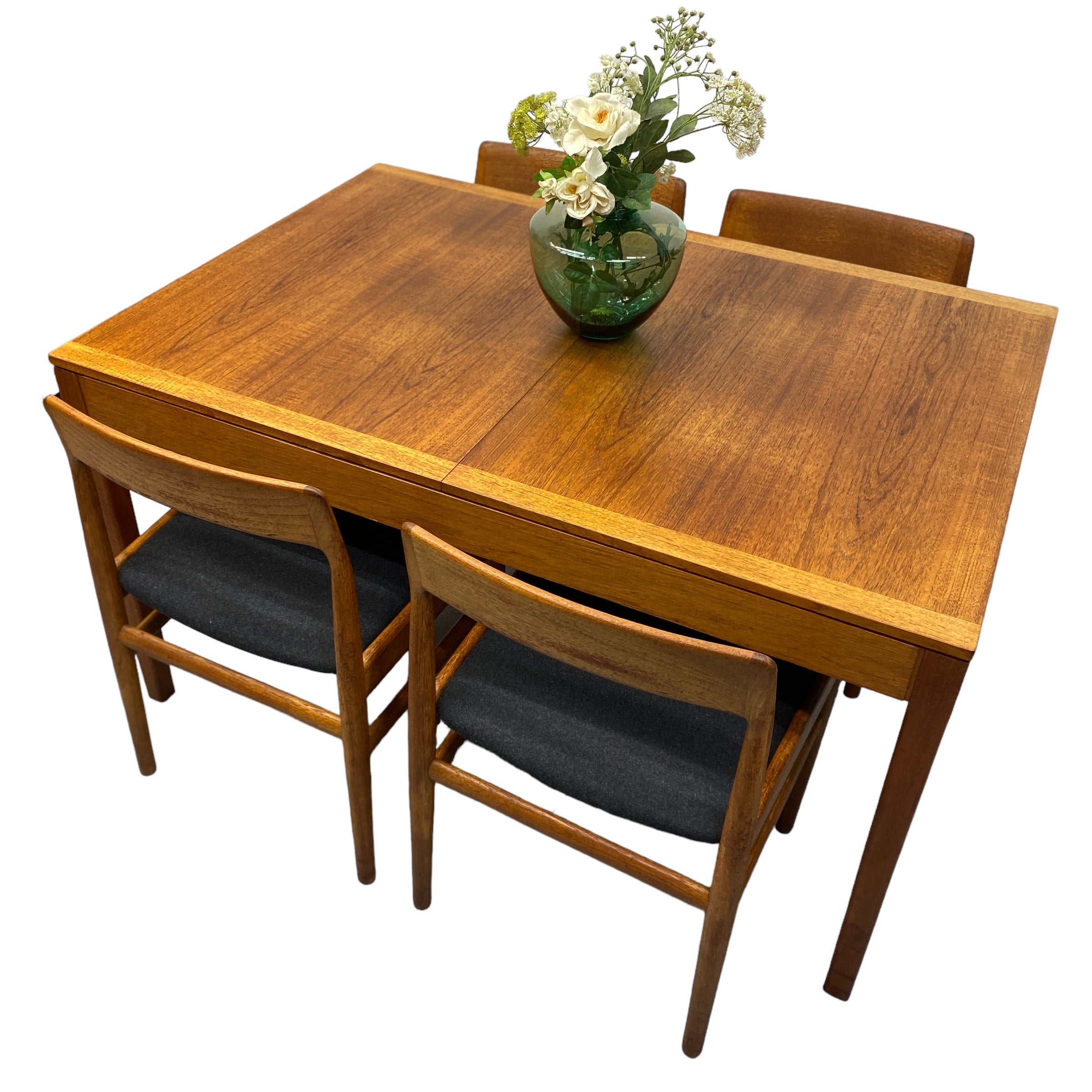 Top Of Danish Dining Table Henning Kjaernulf Extendable