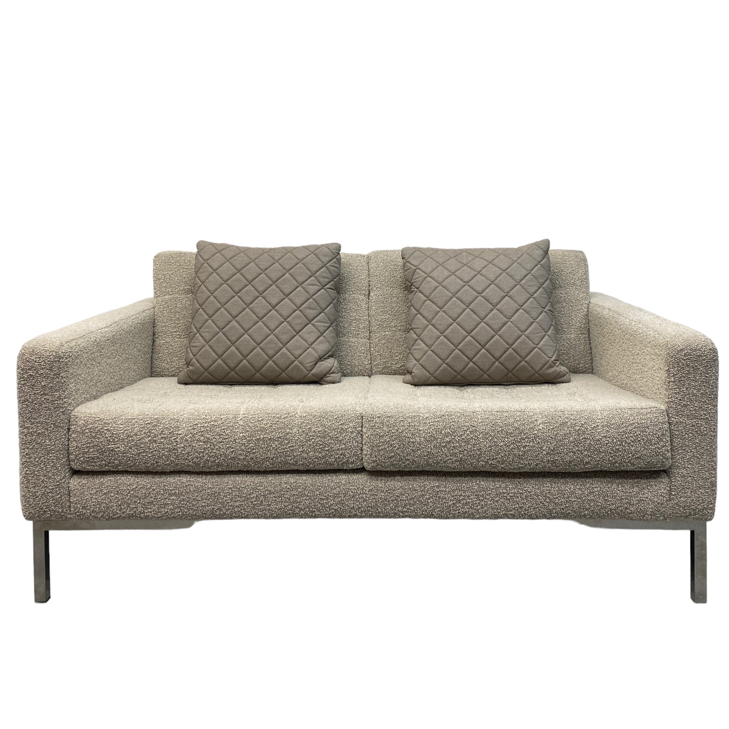 front of Robin Day Sofa Midcentury Two Seater