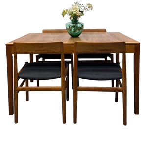Front Of Danish Dining Table Henning Kjaernulf Extendable