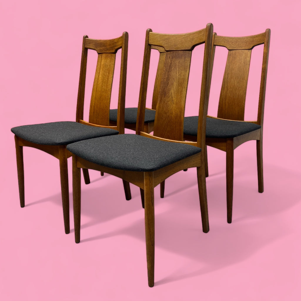 Midcentury Dining Chairs Danish Farstrop