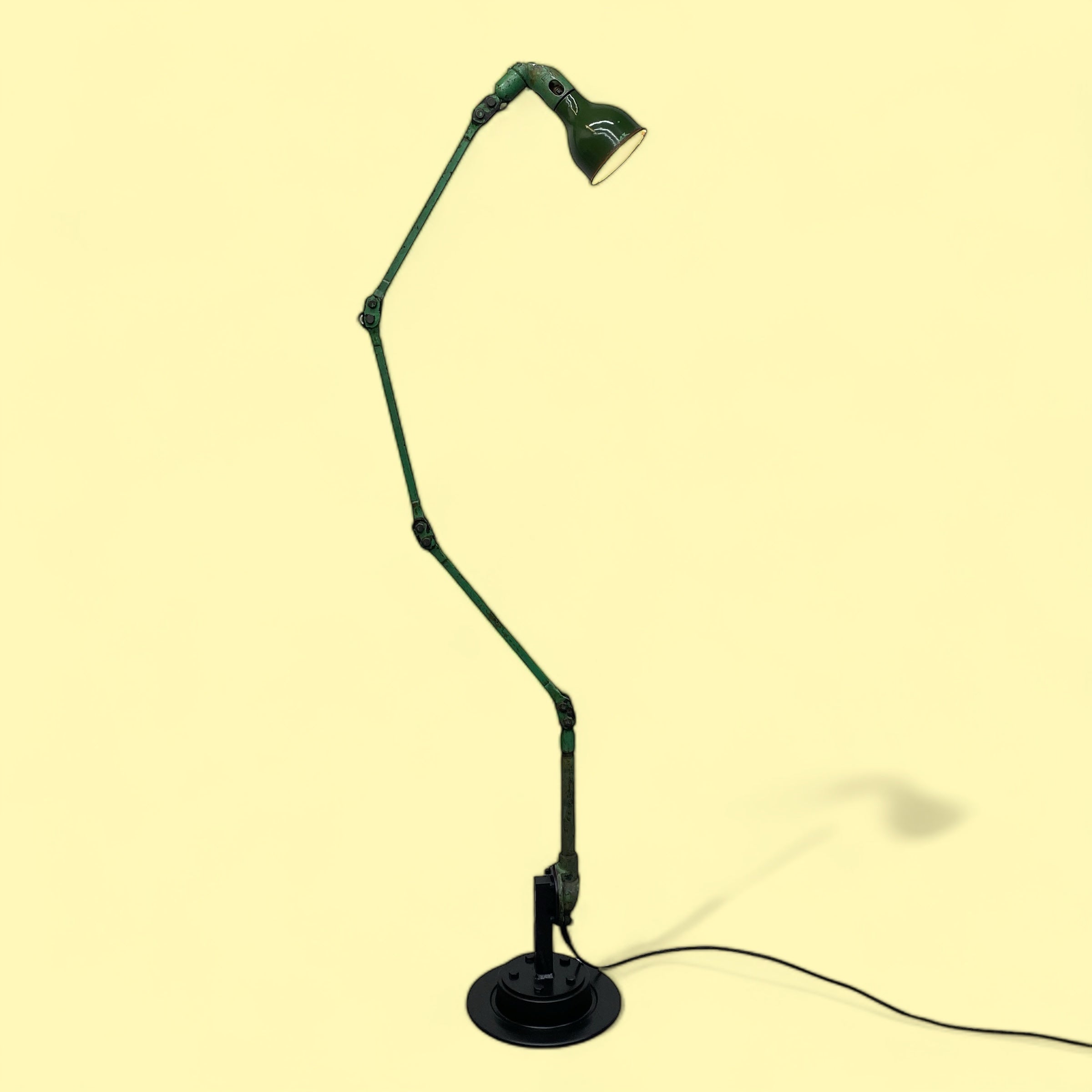 Floor Lamp Industrial Mek Elek 1940s