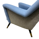 Load image into Gallery viewer, two tone upholstered chair
