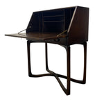 Load image into Gallery viewer, open ercol bureau in dark elm
