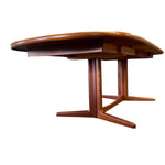 Load image into Gallery viewer, Wooden dining table with a white background
