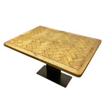 Load image into Gallery viewer, Reclaimed Oak Parquet Dining Table
