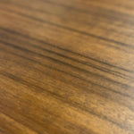 Load image into Gallery viewer, close up walnut dining table 

