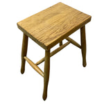 Load image into Gallery viewer, Wooden stool on a white background
