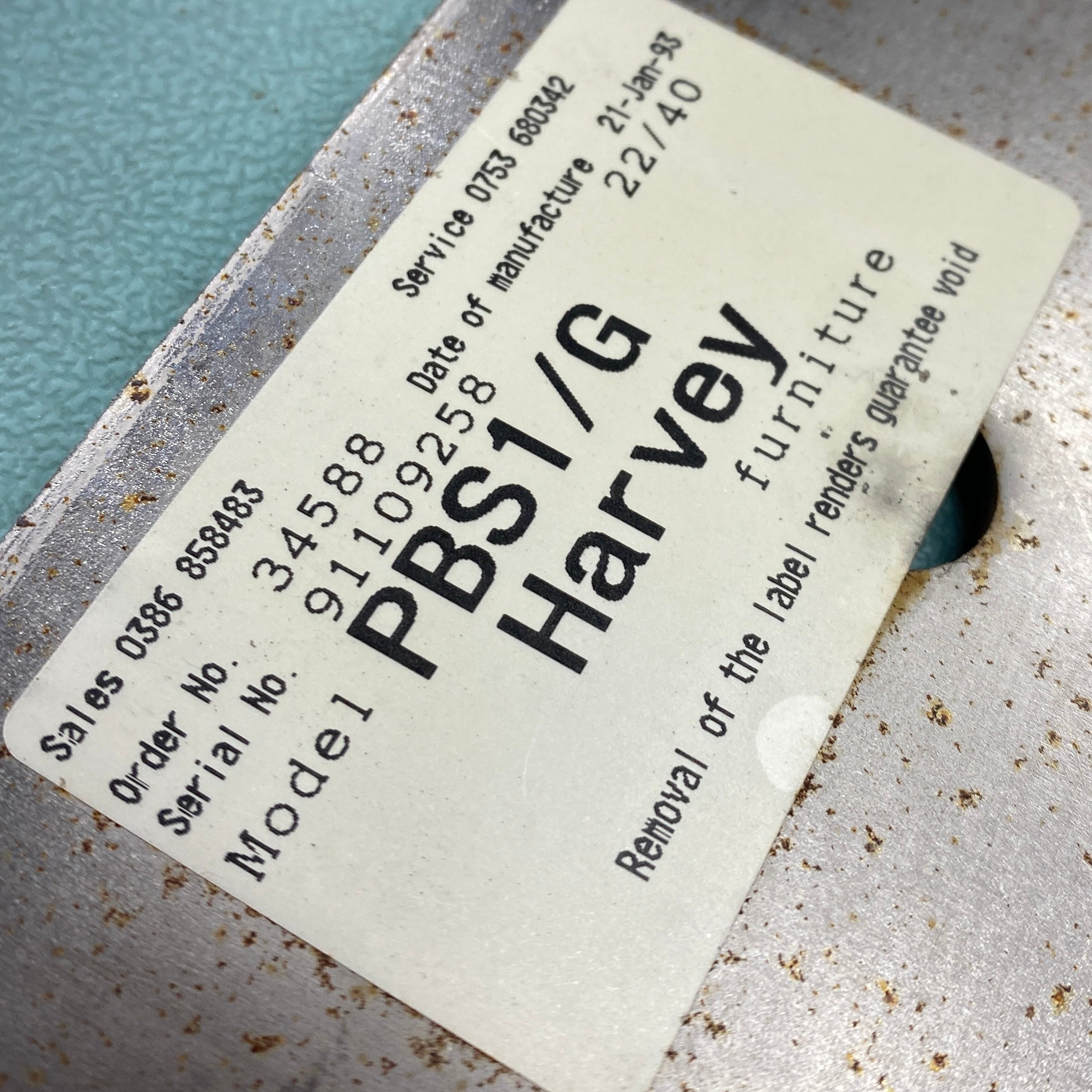 Model PBS1/G Harvey