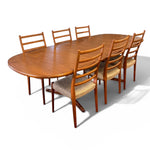 Load image into Gallery viewer, DINING TABLE AND SIX DINING CHAIRS
