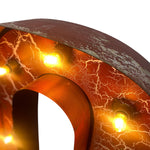 Load image into Gallery viewer, Crackled Rust decorative letter
