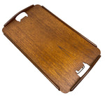 Load image into Gallery viewer, Wooden tray with handles on a white background
