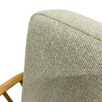 Load image into Gallery viewer, Close-up of a textured green chair backrest on a white background
