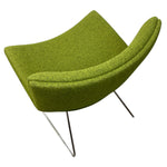 Load image into Gallery viewer, GREEN WOOL CHAIR METAL LEGS
