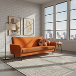 Load image into Gallery viewer, ORANGE SOFA IN A LOFT APARTMENT 
