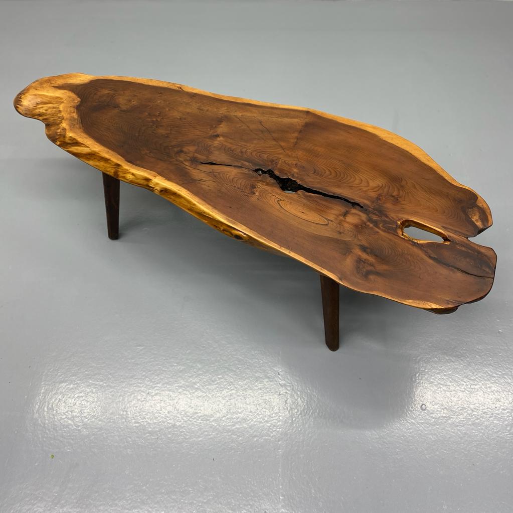 Live Edge Coffee Table Yew