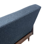 Load image into Gallery viewer, Blue upholstered headboard on a white background

