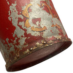 Load image into Gallery viewer, Rust and peeling paint on a red metal surface
