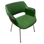 Load image into Gallery viewer, Green chair with a textured design on a white background
