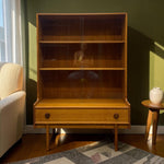 Load image into Gallery viewer, display cabinet in a sitting room with green walls
