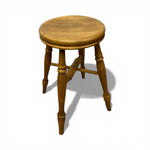 Load image into Gallery viewer, Wooden stool on a white background
