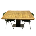 Load image into Gallery viewer, Reclaimed Oak Parquet Dining Table
