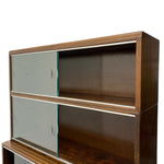 Load image into Gallery viewer, Bookcase Legal 1950s Mahogany Modular Minty Oxford
