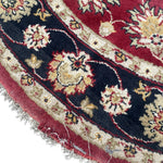 Load image into Gallery viewer, Close-up of a patterned rug with red, black, and beige colors.
