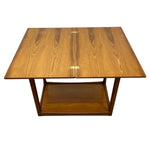 Load image into Gallery viewer, Wooden table with a glossy finish on a white background
