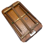 Load image into Gallery viewer, underside serving tray with folded legs
