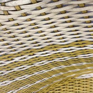 weave Midcentury Atomic Satellite Chair Striped