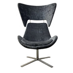 Load image into Gallery viewer, grey high backed chair
