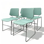 Load image into Gallery viewer, Green Stacking Chairs
