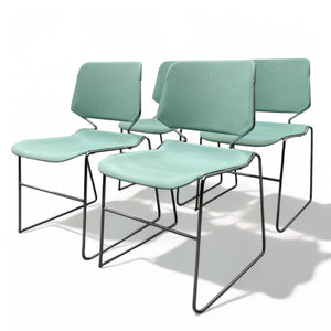 Green Stacking Chairs