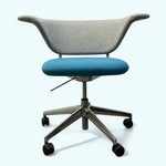 Load image into Gallery viewer, Allermuir Desk Chair Castors Swivel Grey Blue
