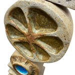 Load image into Gallery viewer, orange segment shaped lamp base
