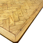 Load image into Gallery viewer, Reclaimed Oak Parquet Dining Table
