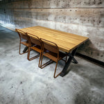Load image into Gallery viewer, Room Set Oak Dining Table Industrial Style
