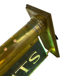 Load image into Gallery viewer, brass wall mounted sign
