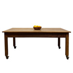 Load image into Gallery viewer, Wooden table with a bowl of fruit on a white background
