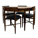 Load image into Gallery viewer, DINING SET IN TEAK AND BLACK
