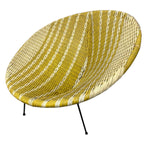 Load image into Gallery viewer, Midcentury Atomic Satellite Chair Striped
