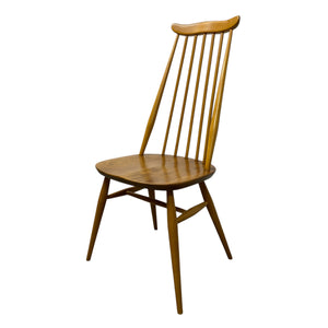 Wooden chair with a white background