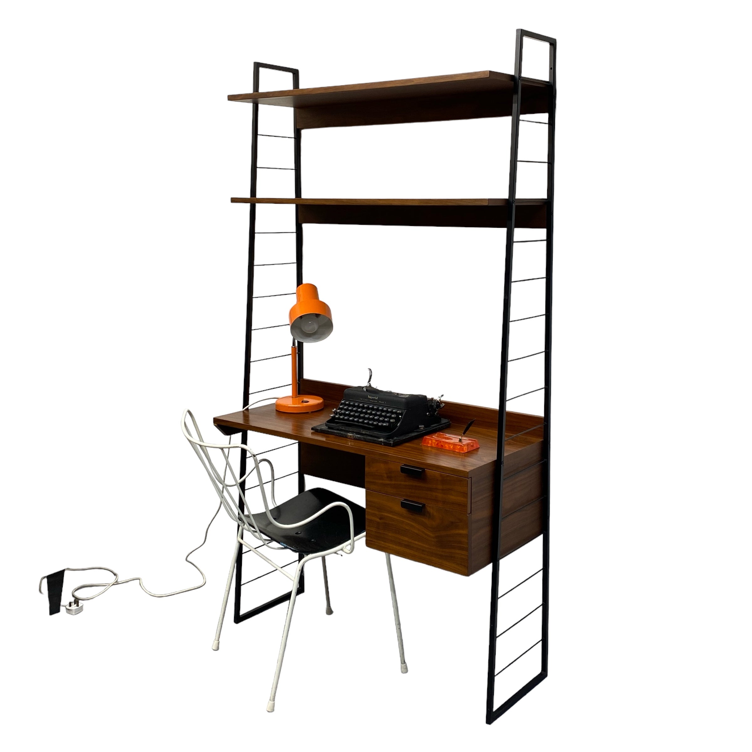 Black Ladders Contemporary Desk Shelving Ladderax Style