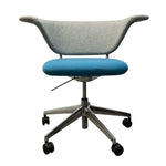 Load image into Gallery viewer, TWO TONE BLUE GREY DESK CHAIR

