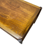 Load image into Gallery viewer, Wooden COFFEE TABLE with a natural finish on a white background
