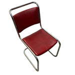 Load image into Gallery viewer, red office chair 
