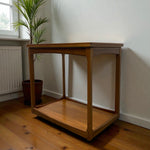 Load image into Gallery viewer, Midcentury Drink Bar Serving Trolley Teak
