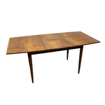 Load image into Gallery viewer, teak extended dining table
